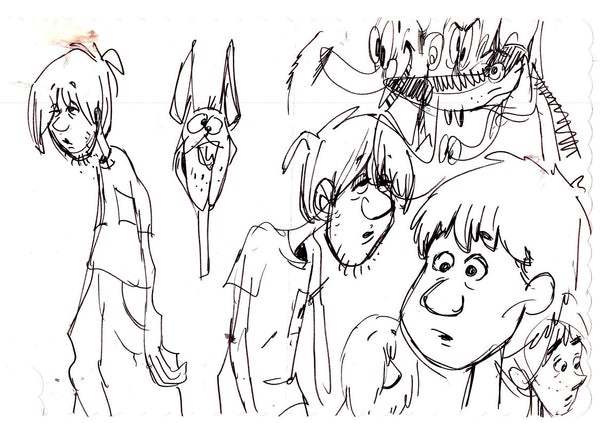 Art Original - Placemat doodles