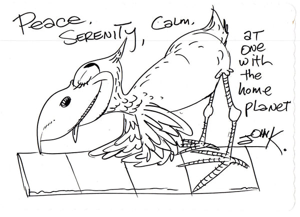 Art Original - Placemat doodles