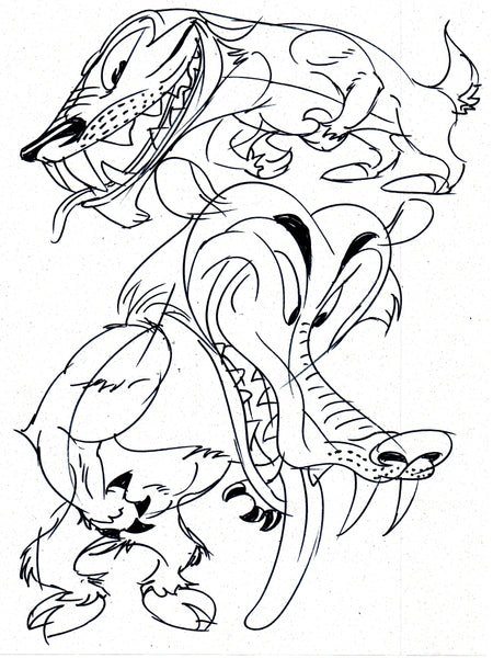 Art Original - Ancient Critters: Condylarths