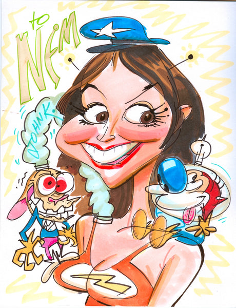 Art Original - Custom Color Caricature or illustration Commission by John K