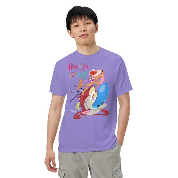 T Shirt Happy To You Log Pony - Unisex garment-dyed heavyweight t-shirt