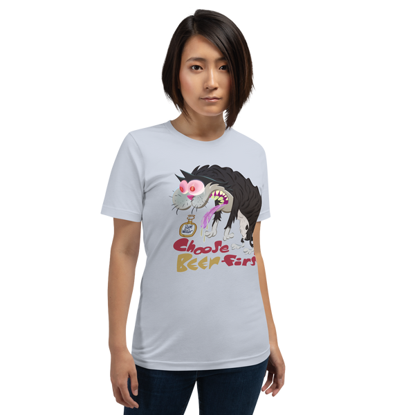 T-shirt Drunk Psycho Cat