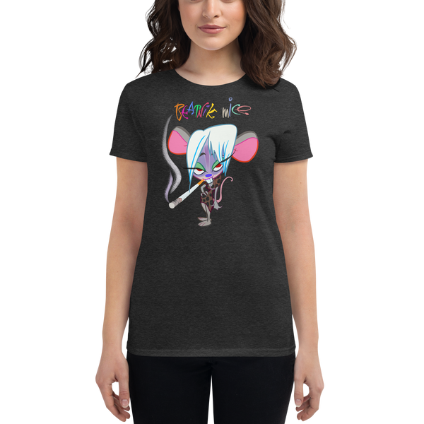 Squeakniks Fringe Mouse Short Sleeve Ladies' T-Shirt