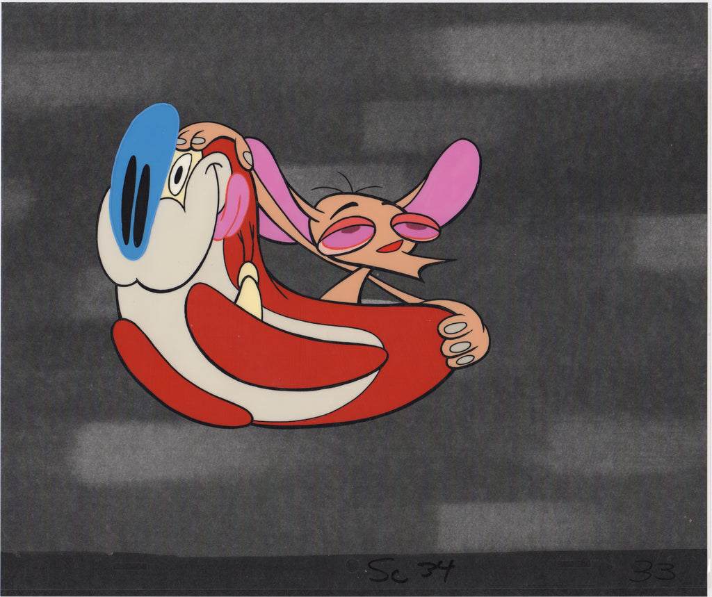 Original Cel from Ren & Stimpy Pilot: Pillow