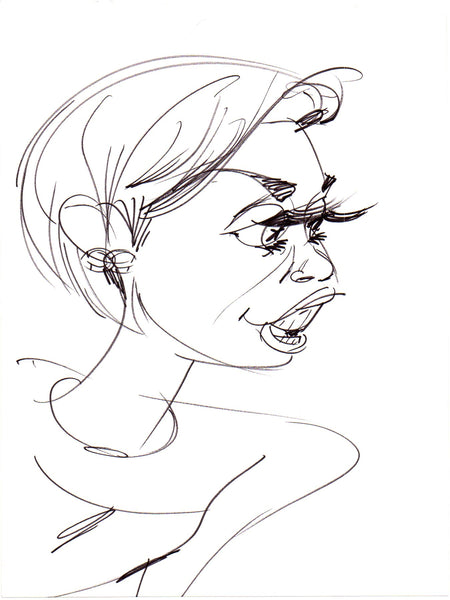 Original Art: Miley Cyrus Mystery Studies for "Bangerz" Tour