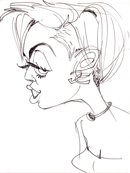 Original Art: Miley Cyrus Mystery Studies for "Bangerz" Tour