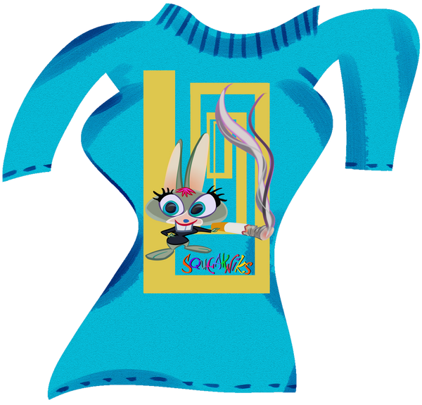 T-shirt: Squeakniks - Junior Smoker - Women's short sleeve