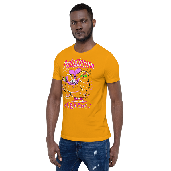 "Testosterone Surge" Donald Bastard Short-Sleeve Unisex T-Shirt