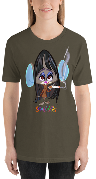 T-Shirt Squeakniks Bangs Girl Short-Sleeve Unisex