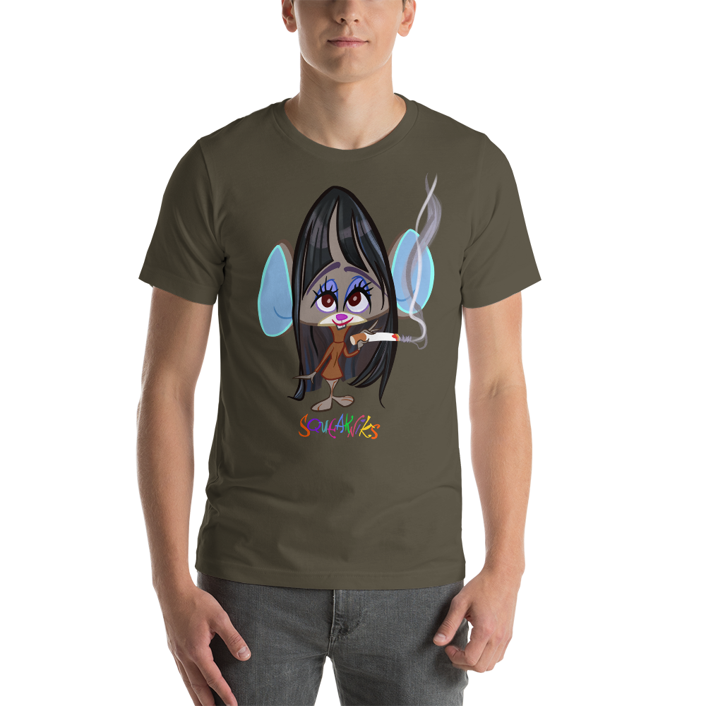 T-Shirt Squeakniks Bangs Girl Short-Sleeve Unisex