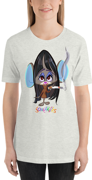 T-Shirt Squeakniks Bangs Girl Short-Sleeve Unisex