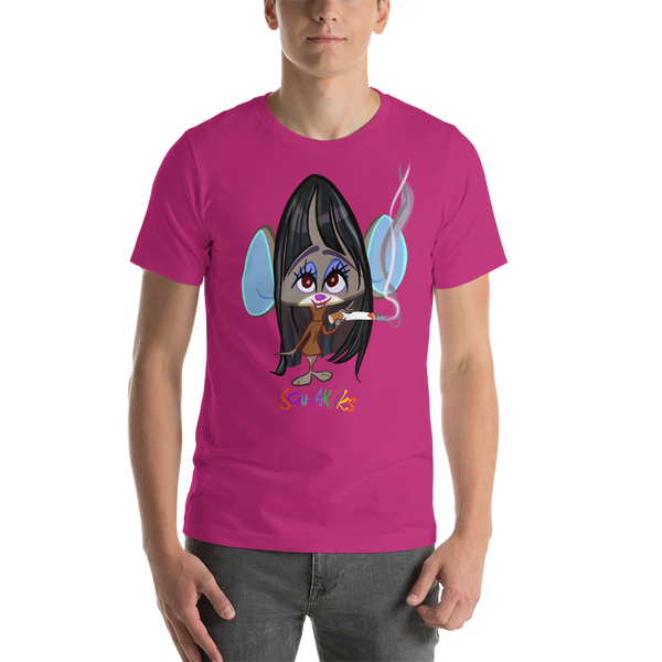 T-Shirt Squeakniks Bangs Girl Short-Sleeve Unisex