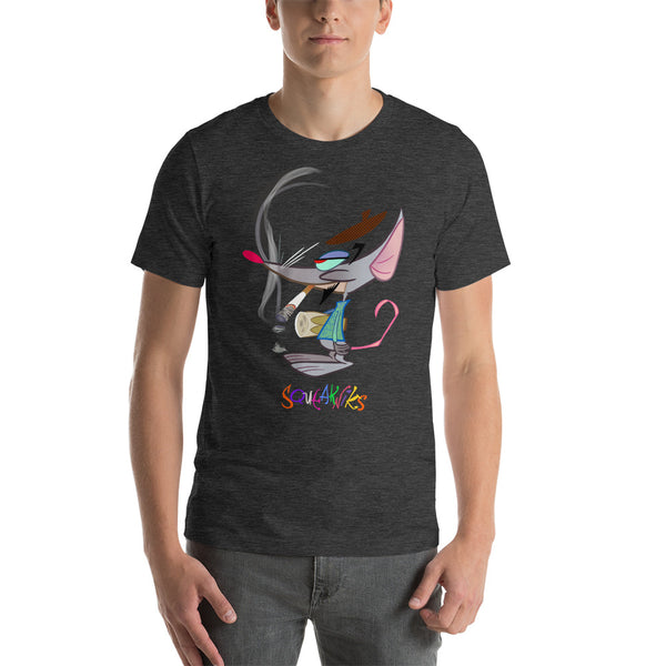 T-Shirt Beatnik Mice (Squeakniks) Bongo Guy Short-Sleeve Unisex