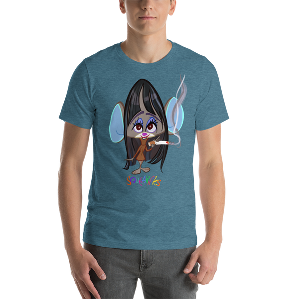 T-Shirt Squeakniks Bangs Girl Short-Sleeve Unisex