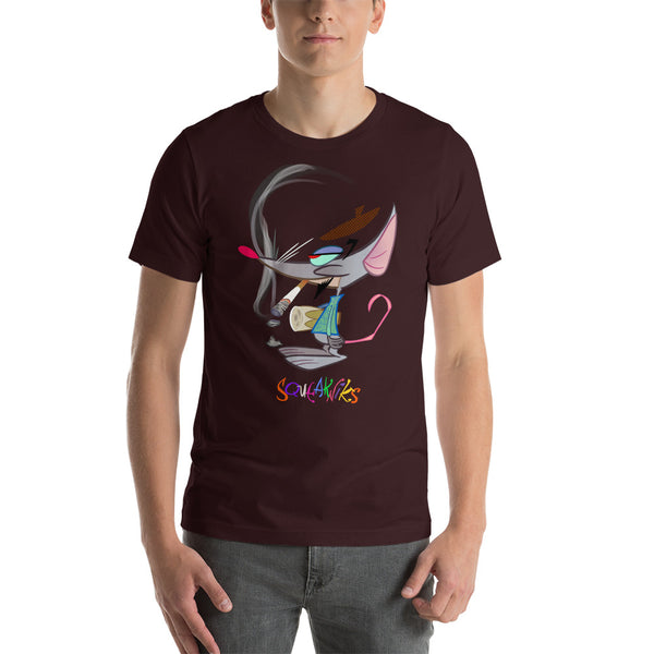 T-Shirt Beatnik Mice (Squeakniks) Bongo Guy Short-Sleeve Unisex