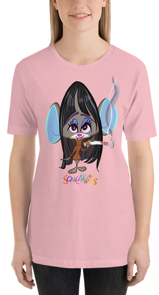 T-Shirt Squeakniks Bangs Girl Short-Sleeve Unisex