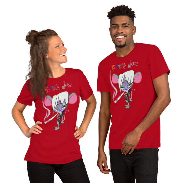 T-shirt Beatnik Mice Polka Dot Short-Sleeve Unisex T-Shirt