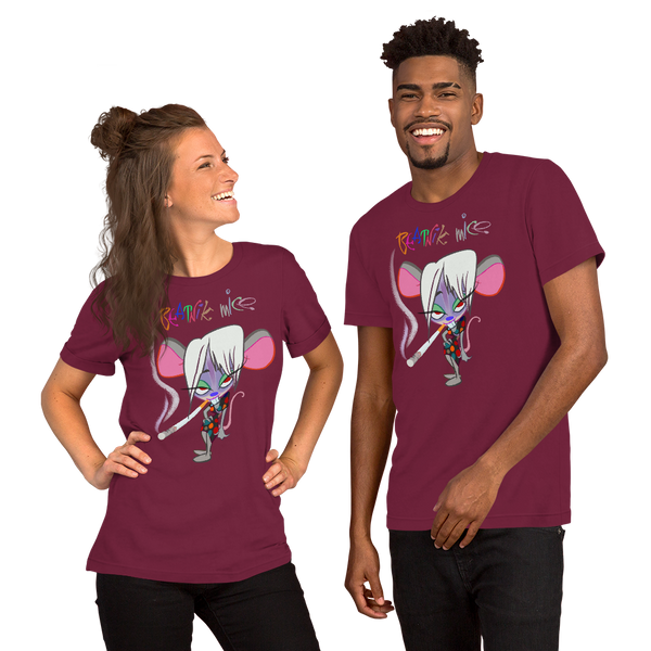 T-shirt Beatnik Mice Polka Dot Short-Sleeve Unisex T-Shirt