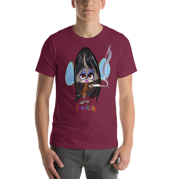 T-Shirt Squeakniks Bangs Girl Short-Sleeve Unisex