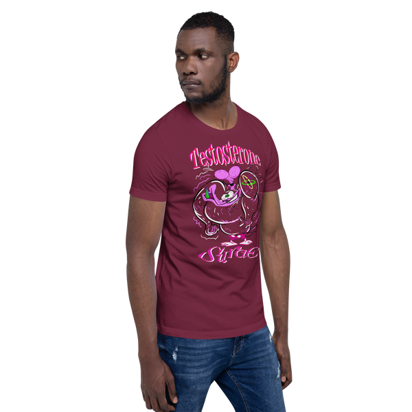"Testosterone Surge" Donald Bastard Short-Sleeve Unisex T-Shirt