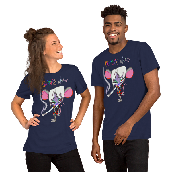 T-shirt Beatnik Mice Polka Dot Short-Sleeve Unisex T-Shirt