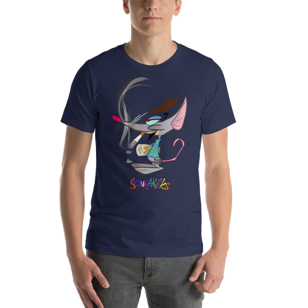 T-Shirt Beatnik Mice (Squeakniks) Bongo Guy Short-Sleeve Unisex