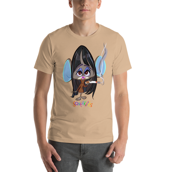 T-Shirt Squeakniks Bangs Girl Short-Sleeve Unisex