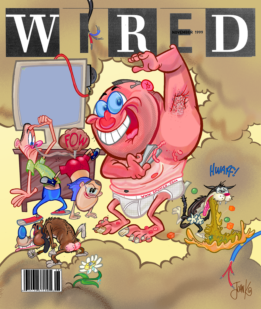 Wired Magazine - George Liquor Scratch 'n' Sniff Cover