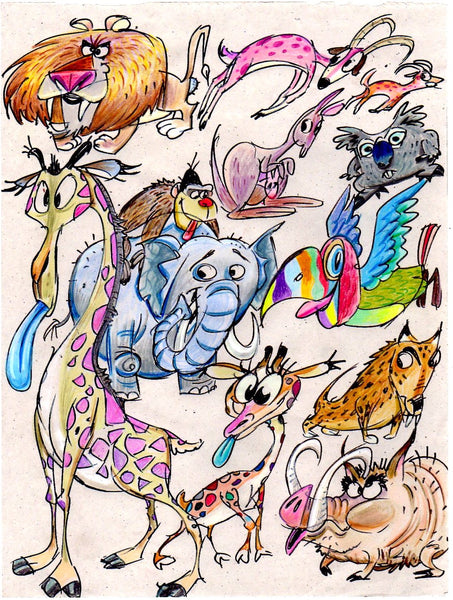 Art Original - Tiny Critters