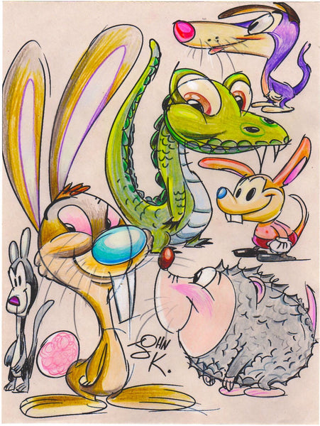 Art Original - Medium Size Critters