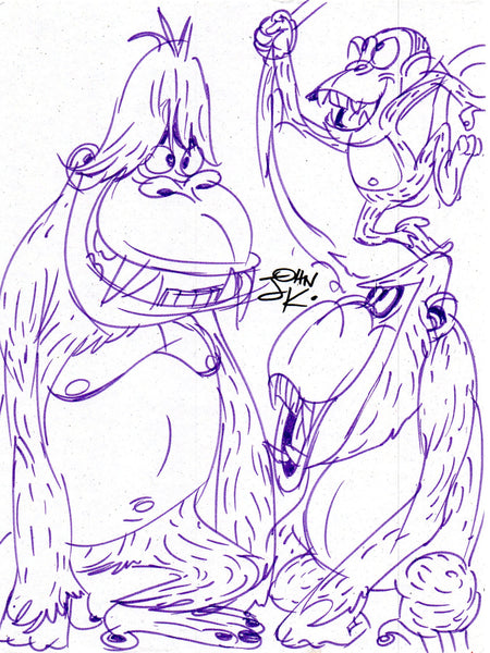 Art Originals - Primate, Monkey Doodles