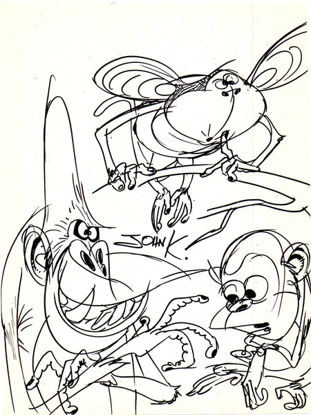 Art Originals - Primate, Monkey Doodles