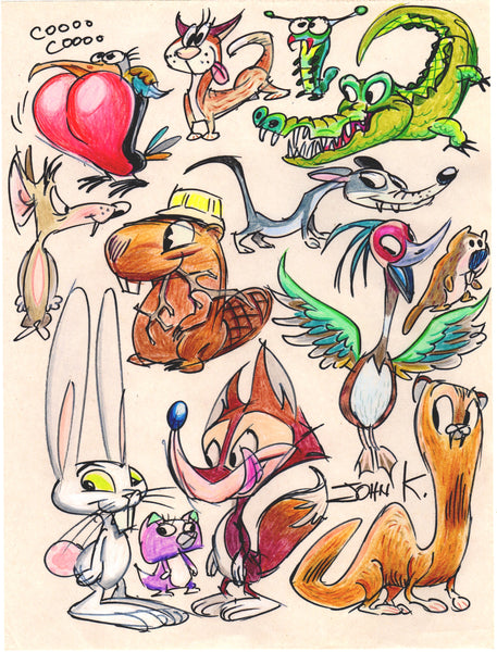 Art Original - Medium Size Critters