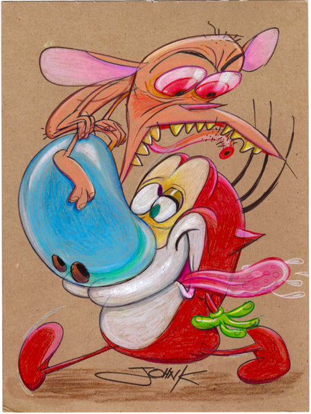 Art Original - Marker Card 9 x 12  in Color