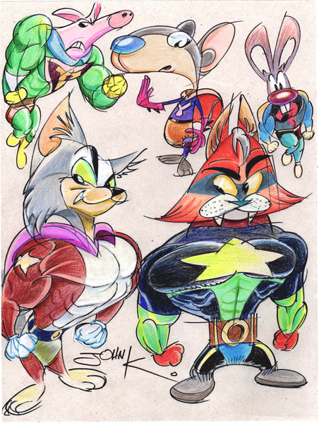 Art Original - Medium Size Critters