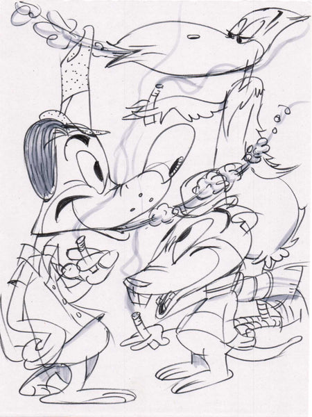 Art original - Smoking Critters