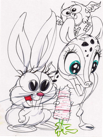 Art Original - Unspeakably Cute Critters