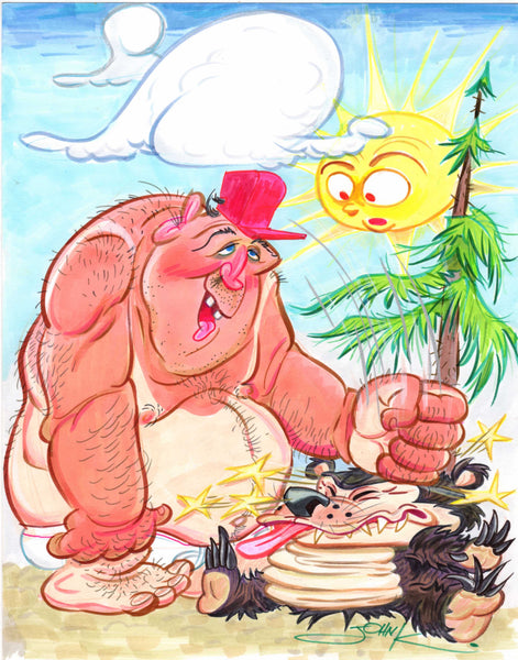 Art Original - Custom Color Caricature or illustration Commission by John K