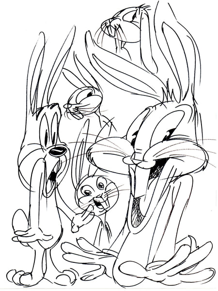 Art Original - Knutty Knockoffs - Looney Tunes