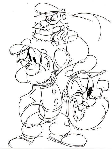Art Original - Knutty Knockoffs - Popeye
