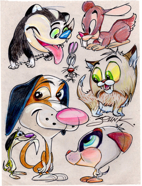 Art Original - Medium Size Critters