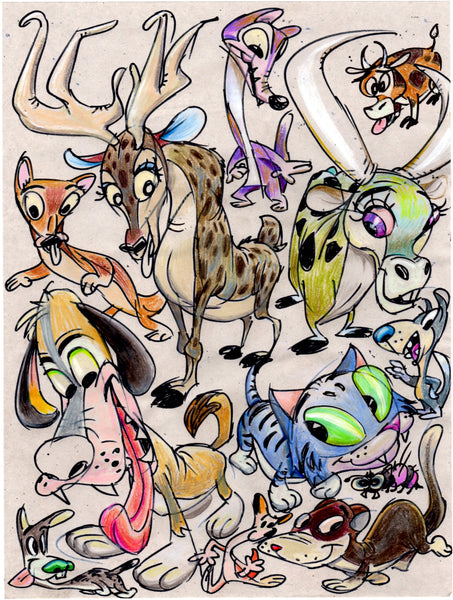 Art Original - Tiny Critters