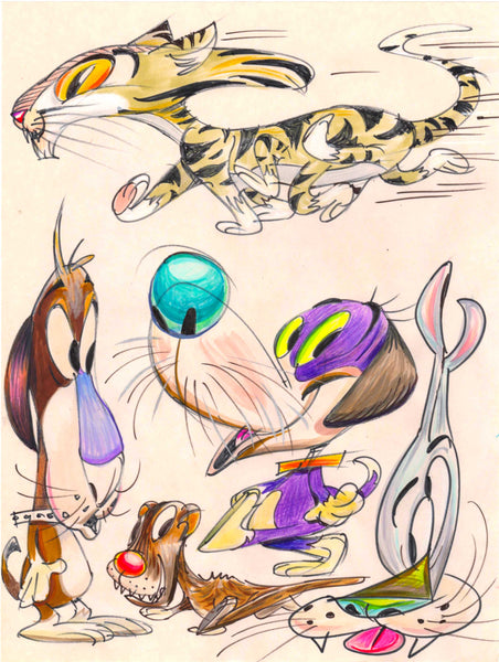 Art Original - Color Critters - Choose the One You Like