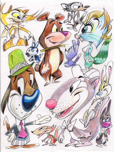 Art Original - Color Critters - Choose the One You Like