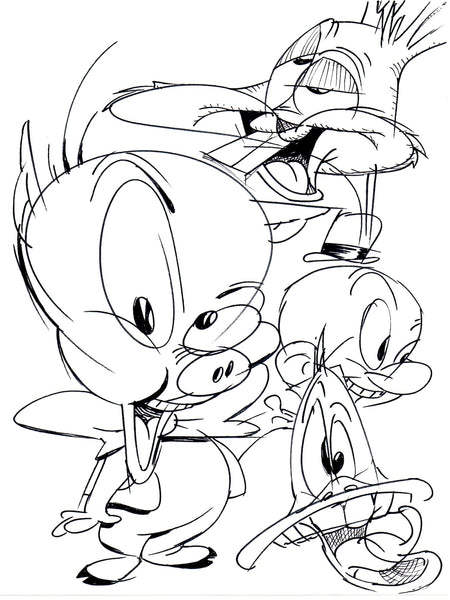 Art Original - Knutty Knockoffs - Looney Tunes