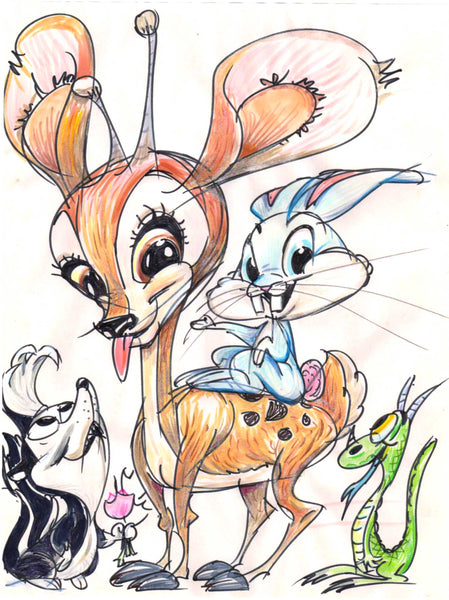 Art Original - Color Critters - Choose the One You Like