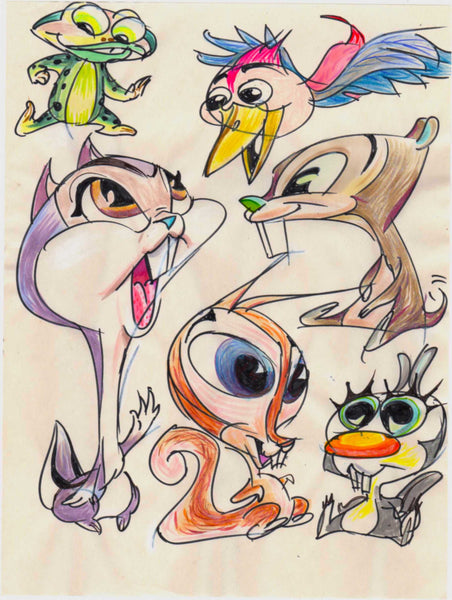 Art Original - Color Critters - Choose the One You Like