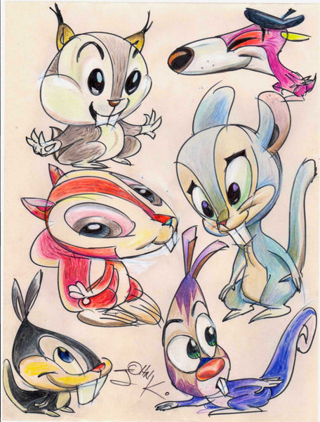 Art Original - Color Critters - Choose the One You Like