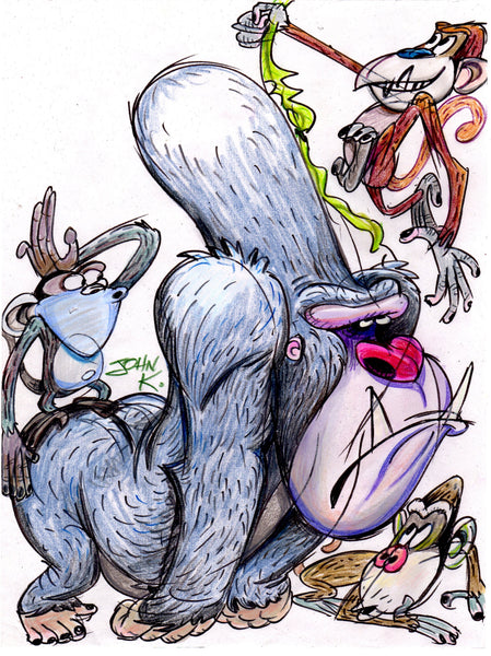 Art Original Color - Medium Size Critters