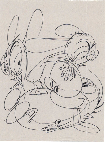 Art Original - Ren and Stimpy Quick Sketches